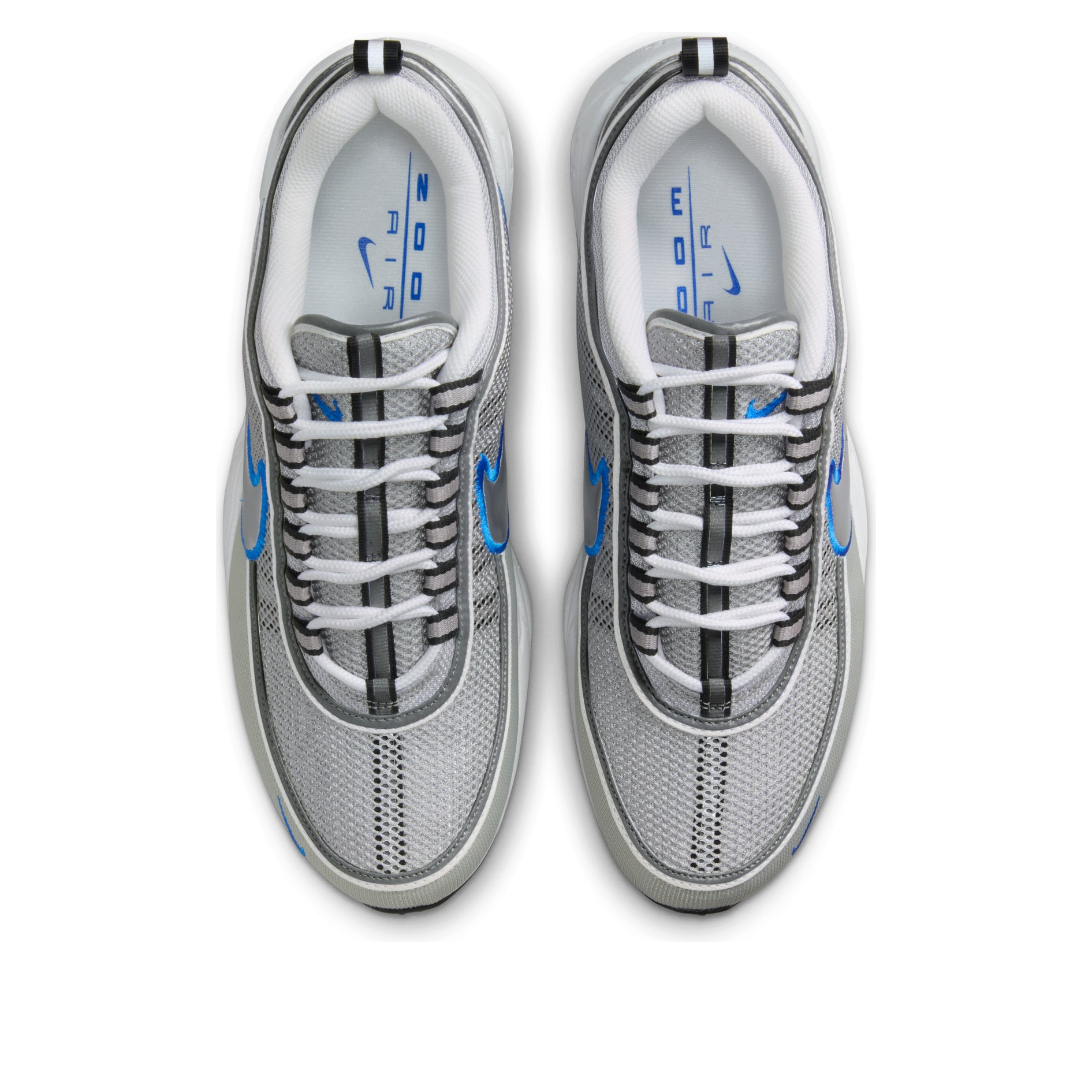 Nike Air Zoom Spiridon 'Metallic Silver Signal Blue' HF9117-003