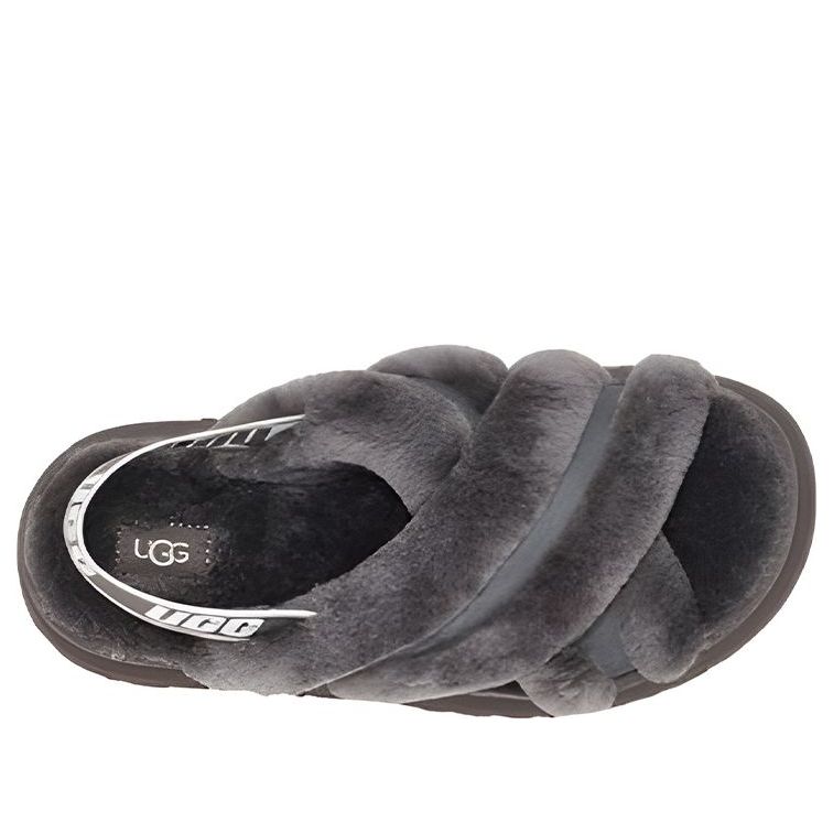 (WMNS) UGG Disco Cross Slide 'Charcoal' 1121550-CHRC