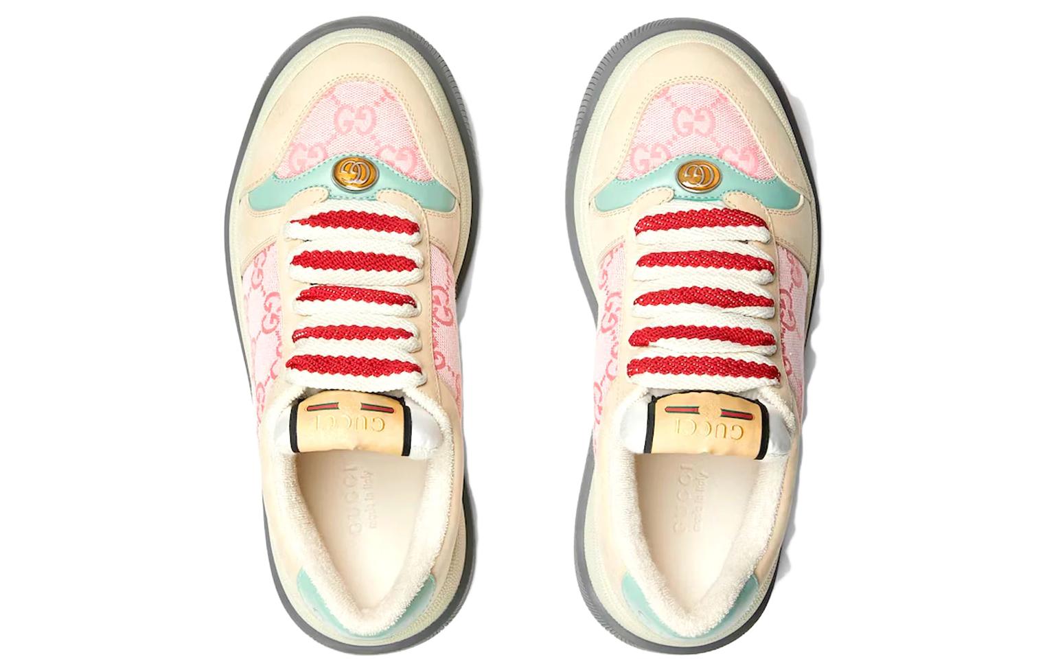 (WMNS) Gucci Screener Sneaker 'GG Monogram Beige Pink' 750633-FAB4C-5644