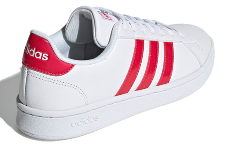 (WMNS) adidas neo Grand Court 'White Red' EE9688
