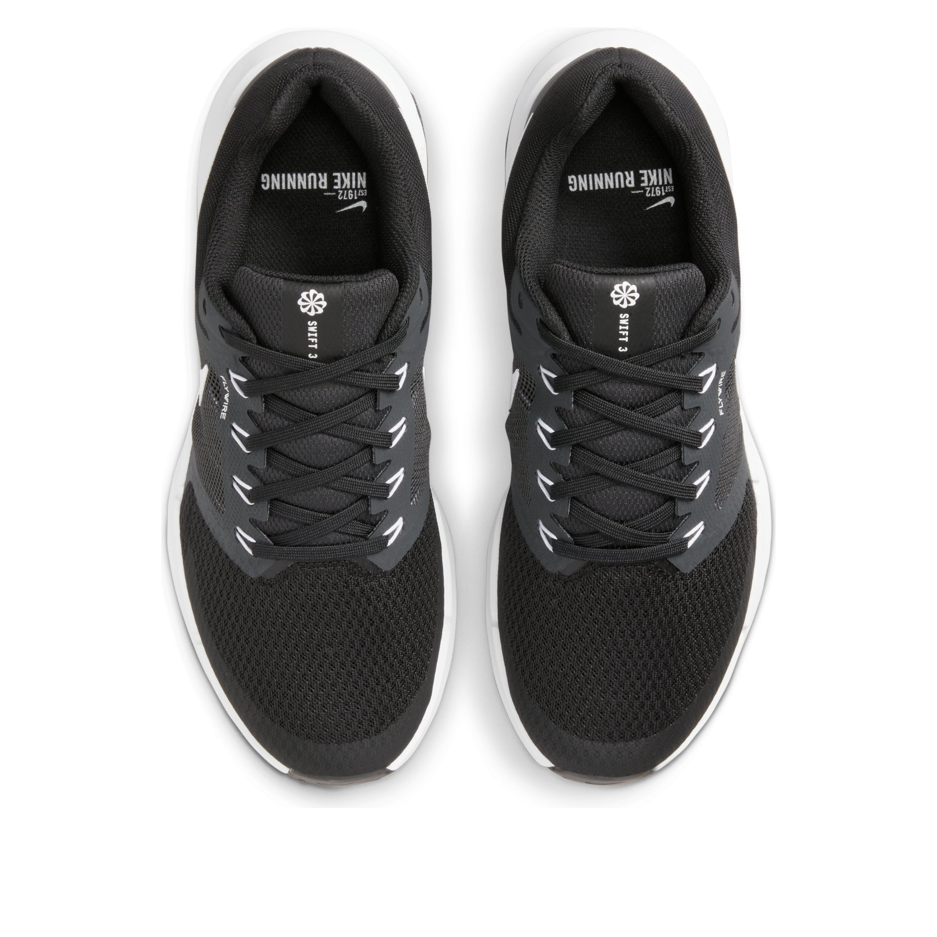 (WMNS) Nike Run Swift 3 'Black White' DR2698-002