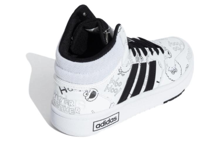 adidas x Sesame Street HOOPS 3.0 'White Black' HQ9813