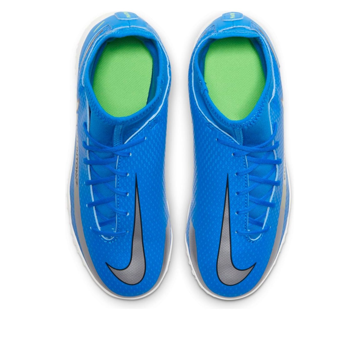 (GS) Nike Phantom GT Club DF TF 'Photo Blue Metallic Silver' CW6729-400