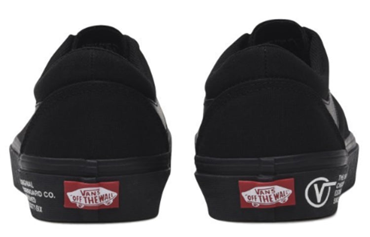 Vans Bold Ni Solid Color Minimalistic Low Tops Casual Skateboarding Shoes Unisex Black VN0A3WLPVX6