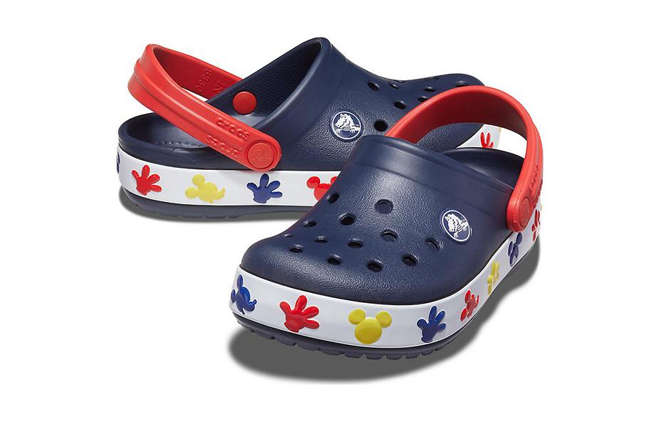 (GS) Crocs Fun Lab Mickey Lights Clogs 'Navy Multi' 207459-410