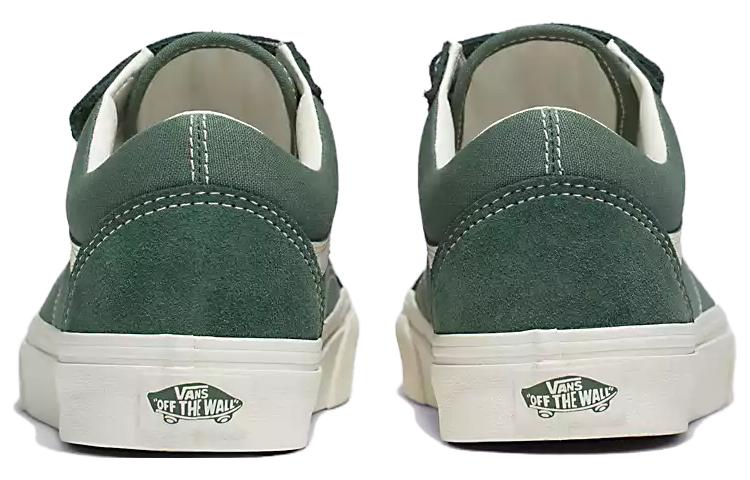 Vans Old Skool V Suede Canvas 'Green White' VN0A3D29V0N