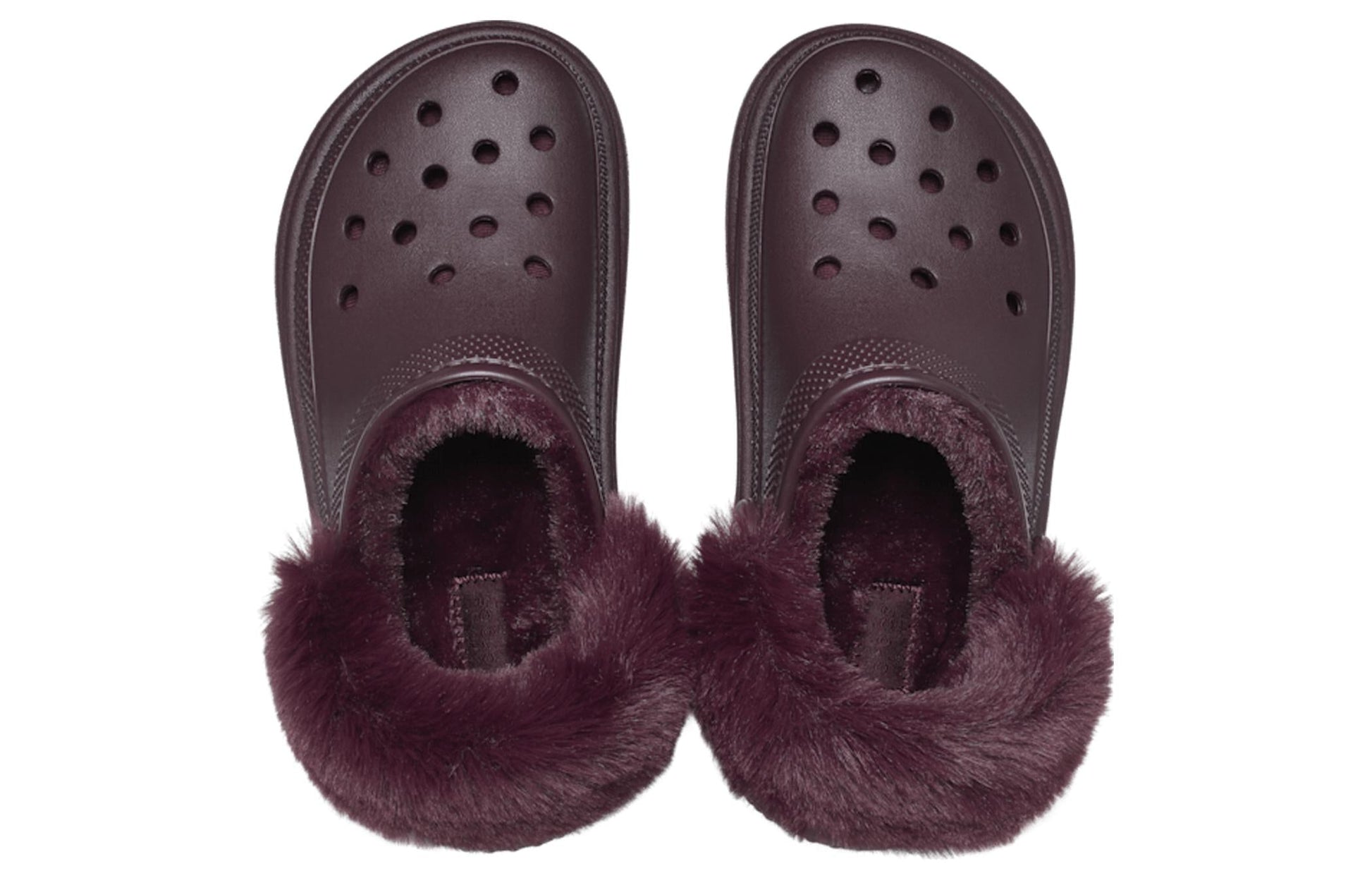 (WMNS) Crocs Stomp Lined Clogs 'Dark Cherry' 208546-6WD