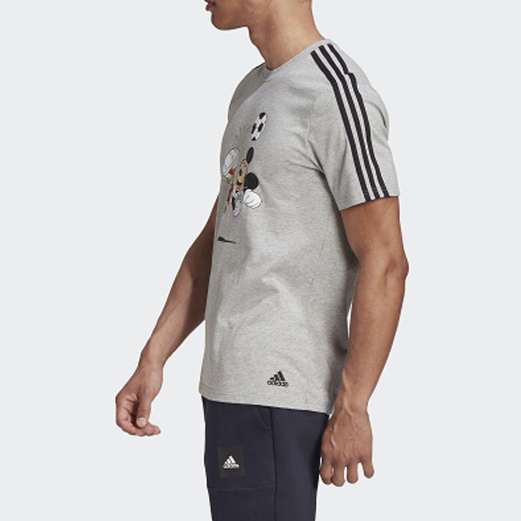 adidas Originals x Disney Mickey Tee 'Grey Black' GQ0978