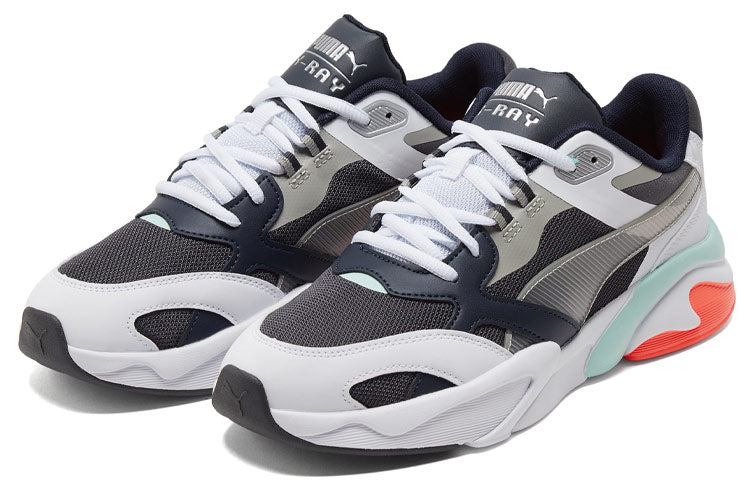 PUMA X-Ray Millenium Running Shoes White/Black/Orange 375999-06