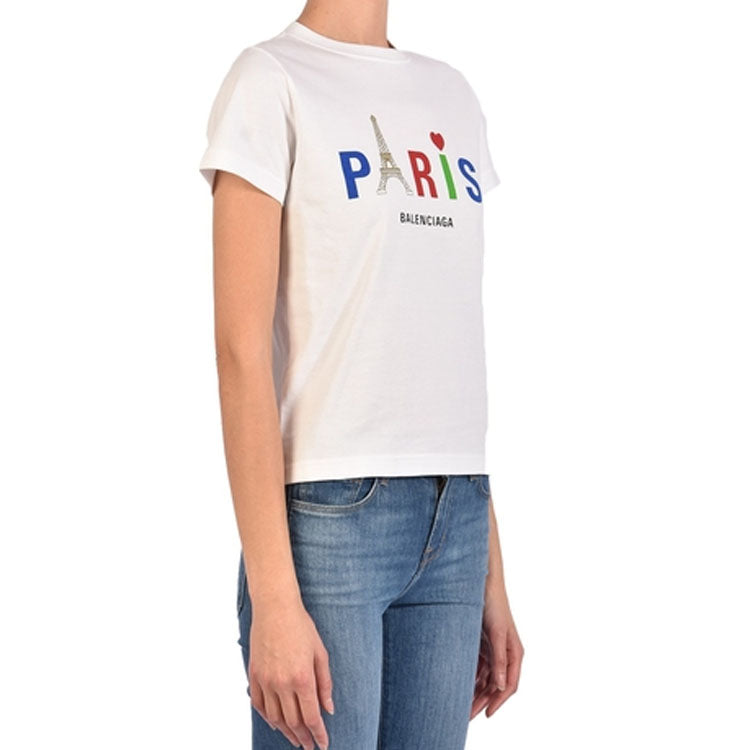 Balenciaga Paris T-Shirt 578133TGV439000