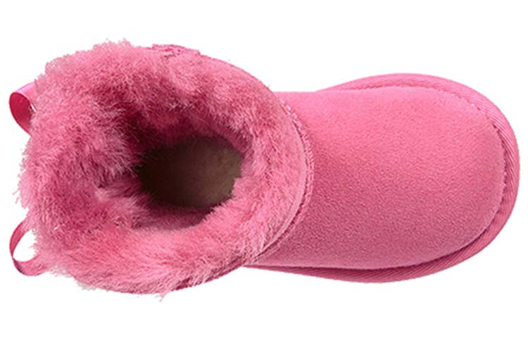 UGG Mini Bailey Bow II Snow Boots Big Boys Pink 1017397K-PAZ