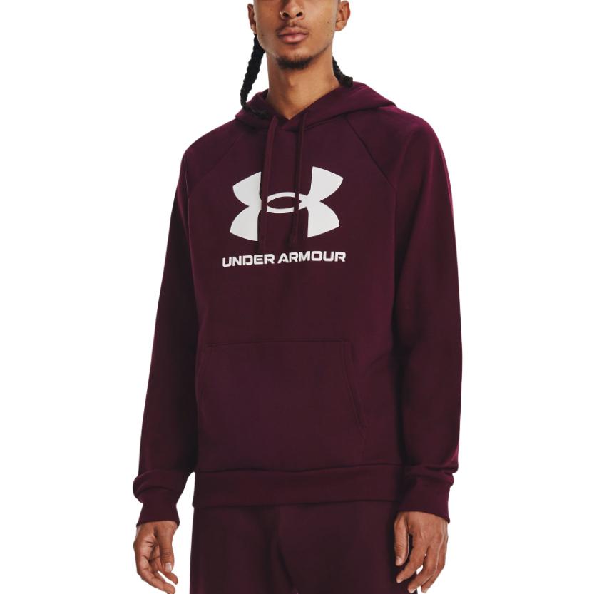 Under Armour Rival Fleece Logo Hoodie 'Burgundy' 1379758-600