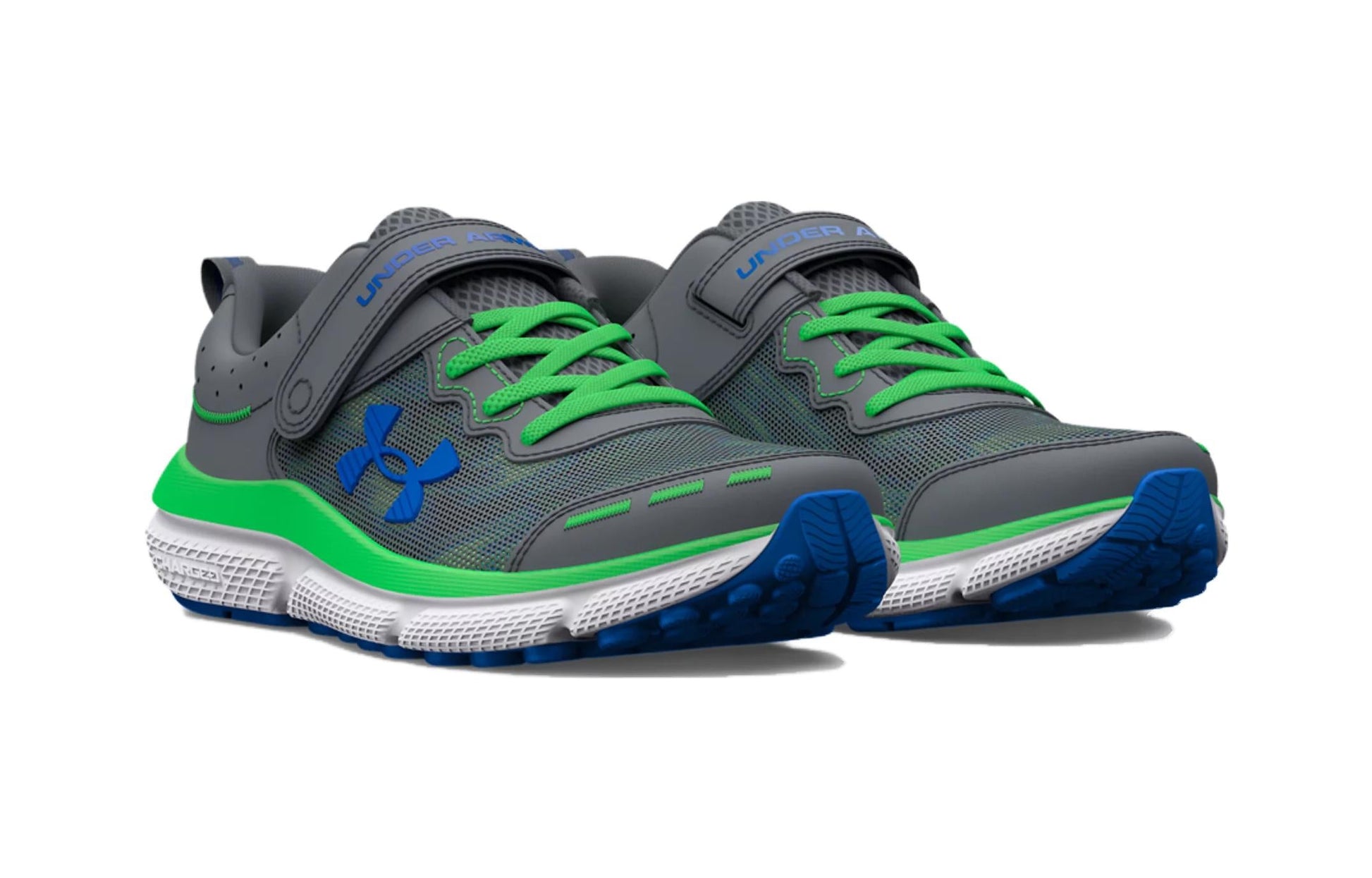 (PS) Under Armour Assert 10 AC Laser 'Pitch Grey Green Screen' 3026787-100