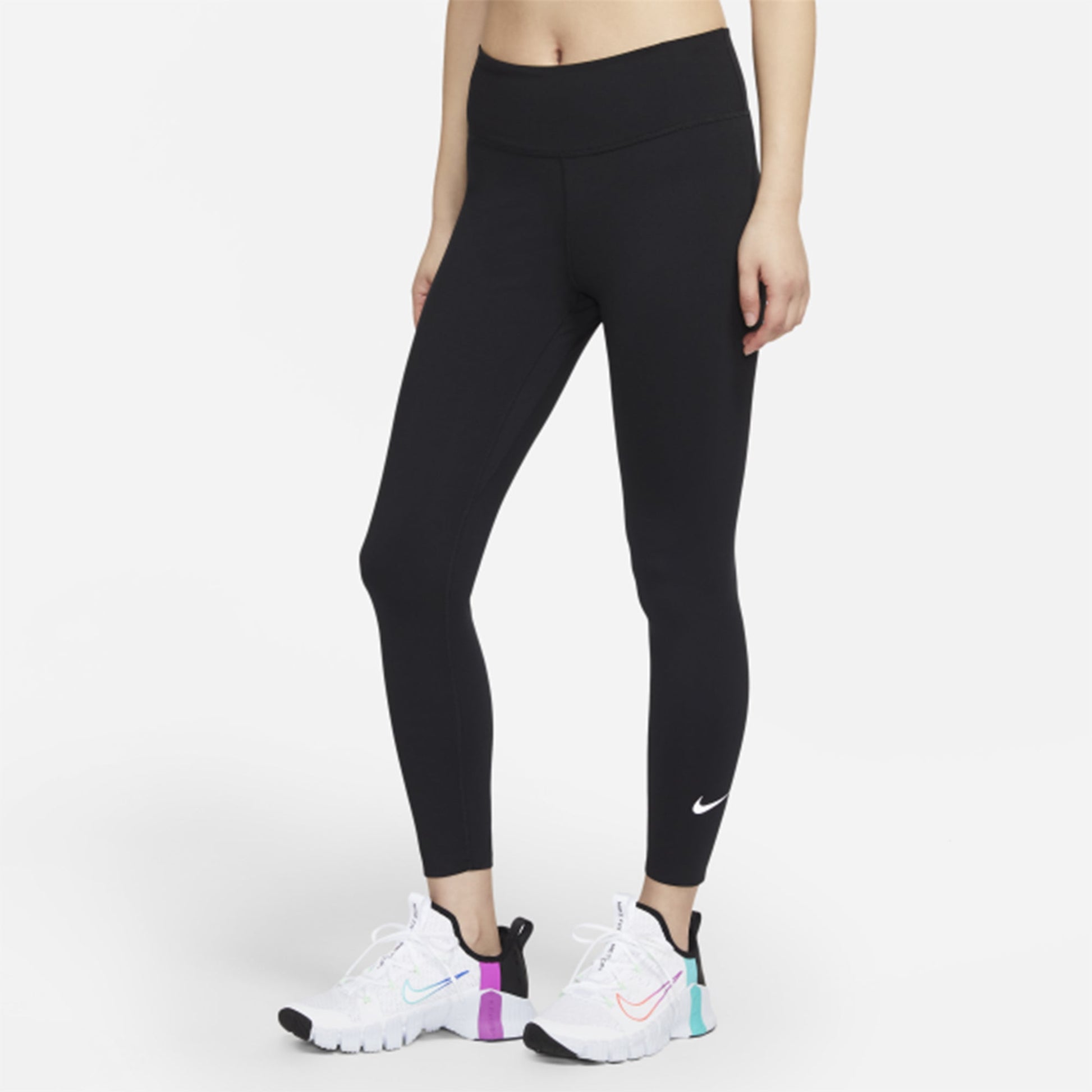 (WMNS) Nike One Luxe 7/8 Tight Pro Logo Sports Pants Black DJ8518-010