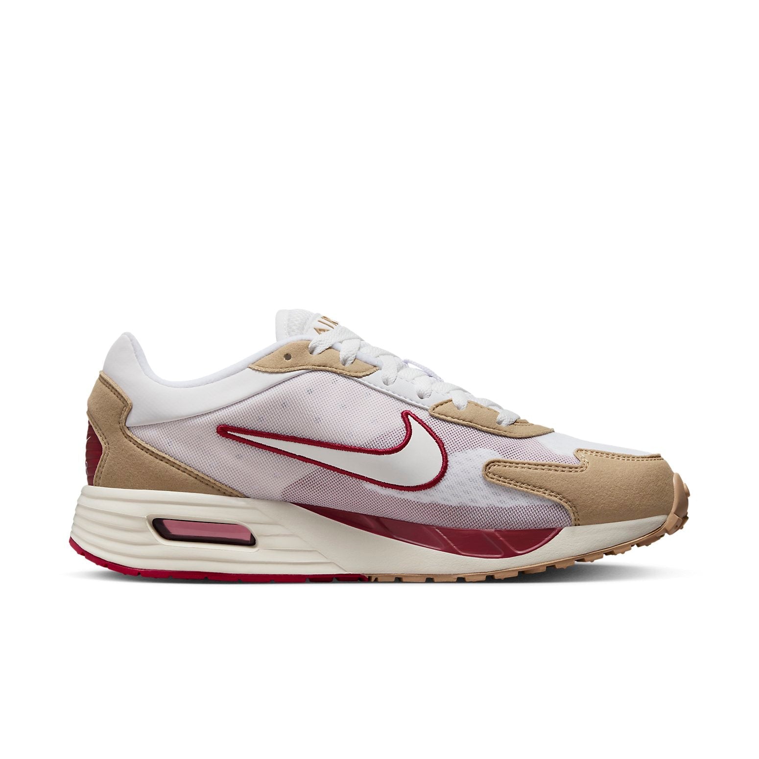 Nike Air Max Solo 'White Noble Red' DX3666-101