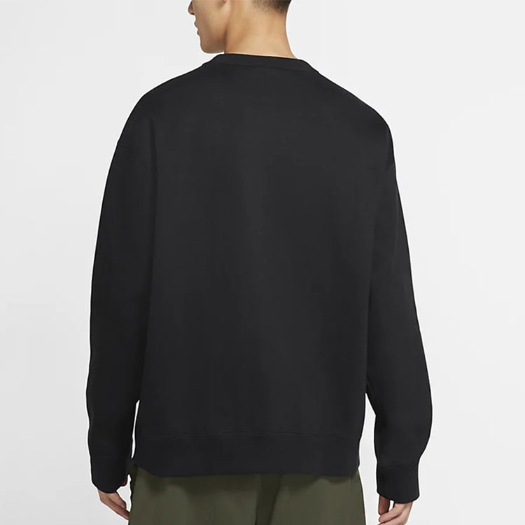 Nike ACG Round Neck Solid Color logo Pullover Black CV0681-010
