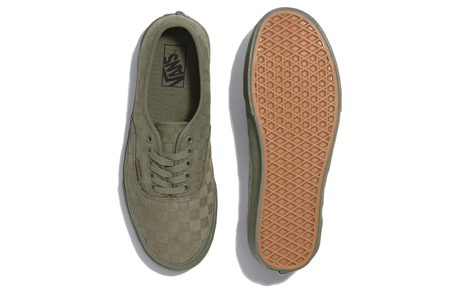 Vans Authentic Mono Checkerboard 'Olive' VN000CRQOLV