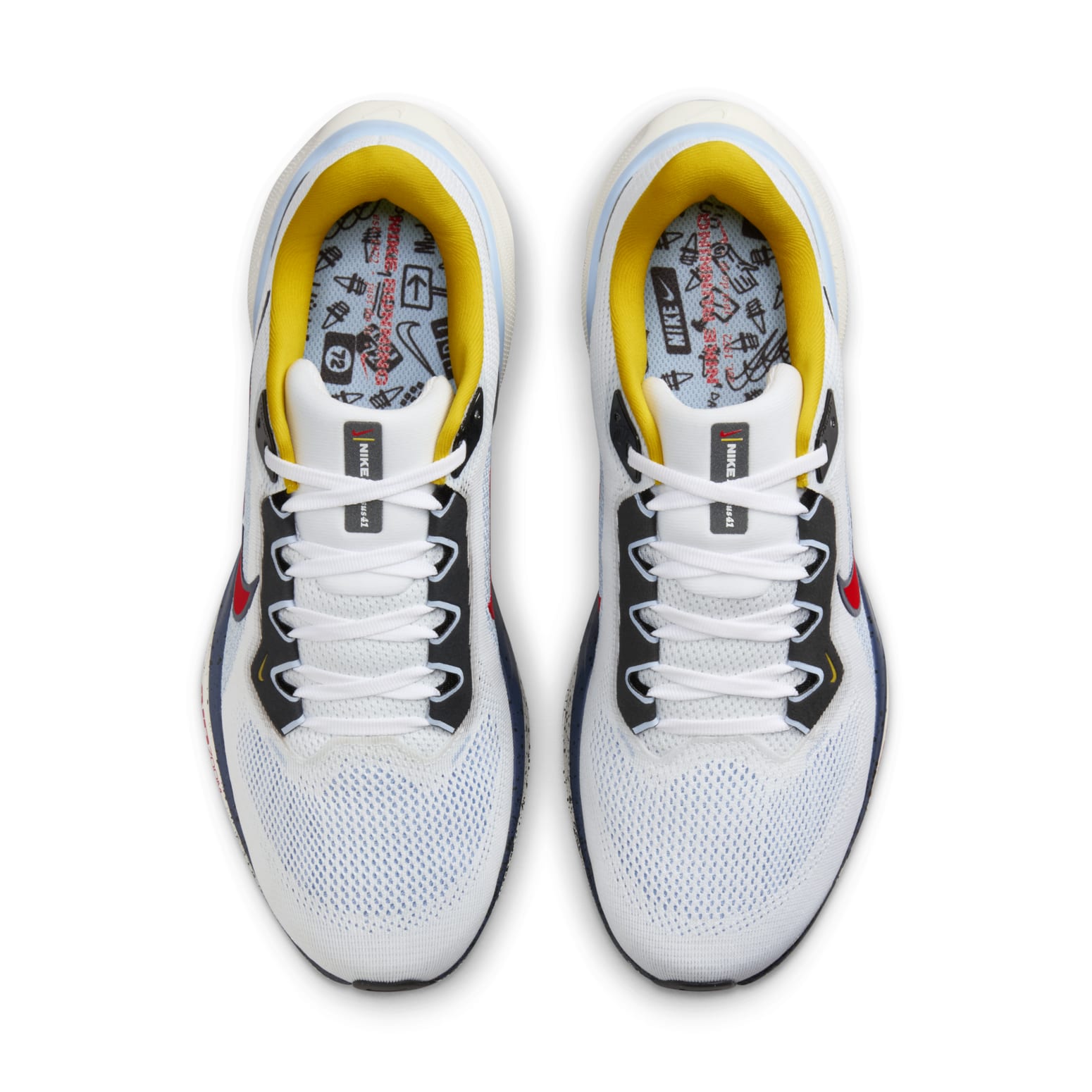 Nike Air Zoom Pegasus 41 'White Psychic Blue Red' HJ9068-100