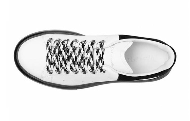 (WMNS) Alexander McQueen Oversized Sneaker 'White Black Sole' 611698WHXMA9061