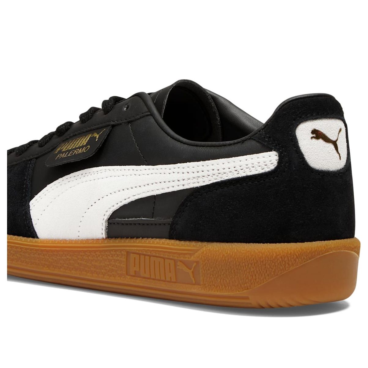 PUMA Palermo Leather 'Black Feather Grey Gum' 396464-03