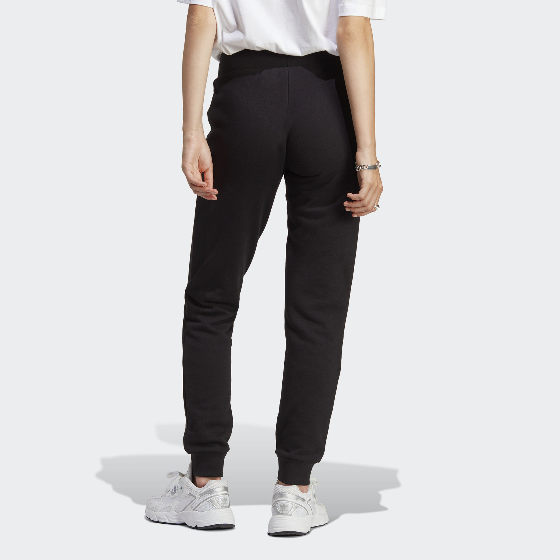 (WMNS) adidas Adicolor Essentials Slim Joggers 'Black' IA6479