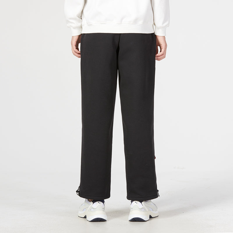 PUMA Team Badge Straight-leg Pants 'Black' 677376-01
