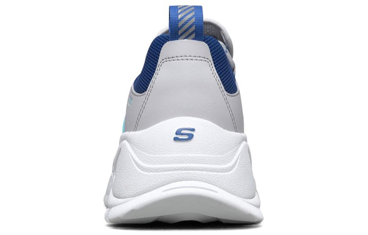 Skechers Kozmiks Running Shoes Blue/Grey/White 888017-GRY