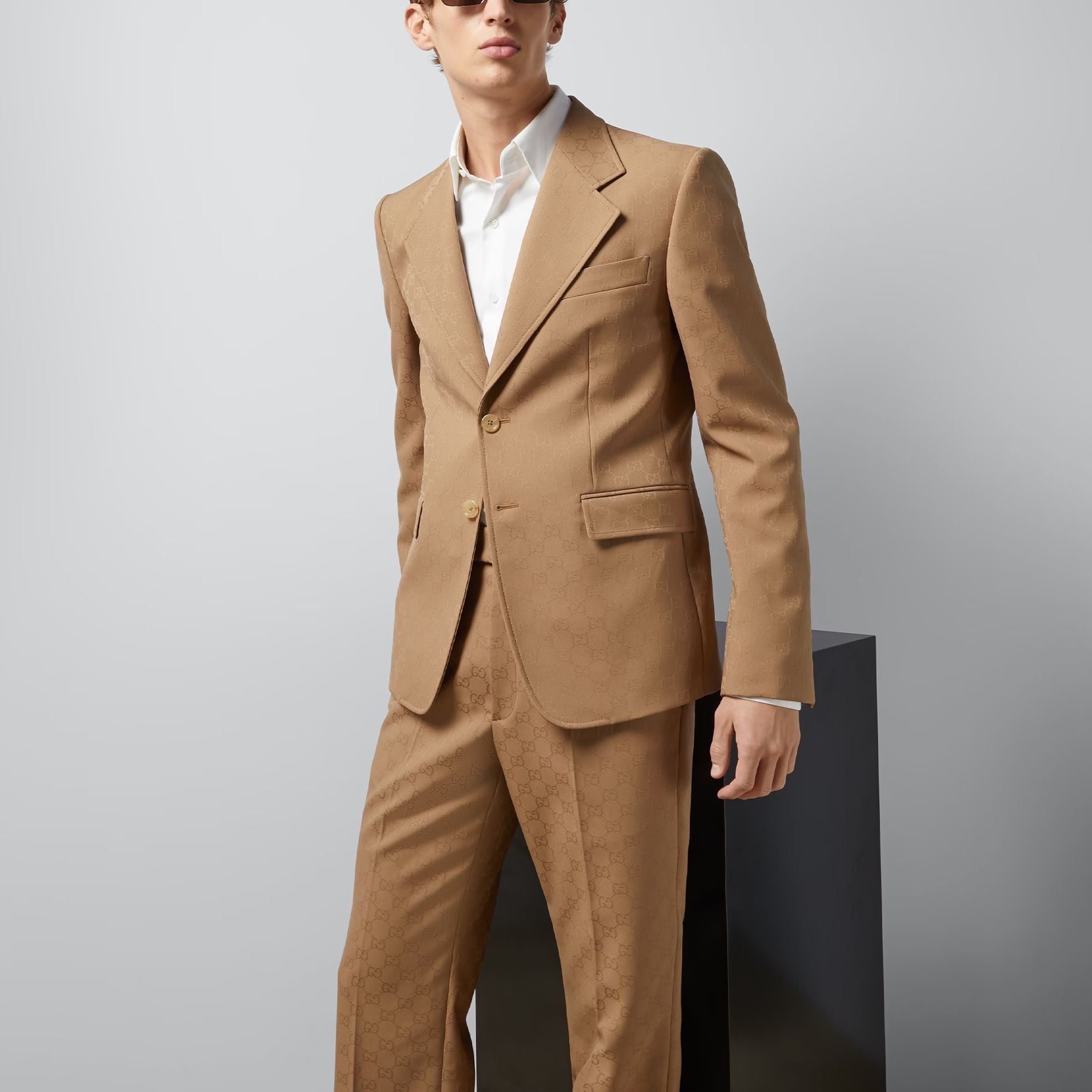 GUCCI GG Polyester Jacket 'Light Brown' 770384-ZAORH-2708