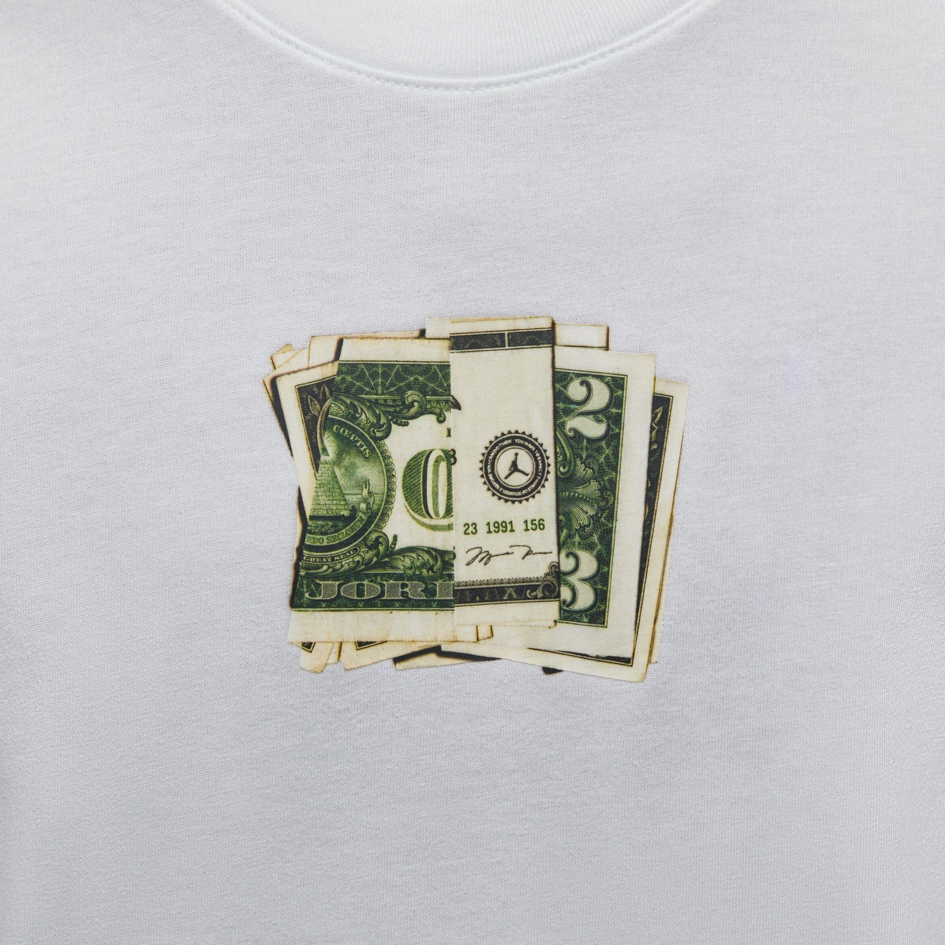 Air Jordan AJ3 T-Shirt 'Pure Money - White'  IQ6953-100