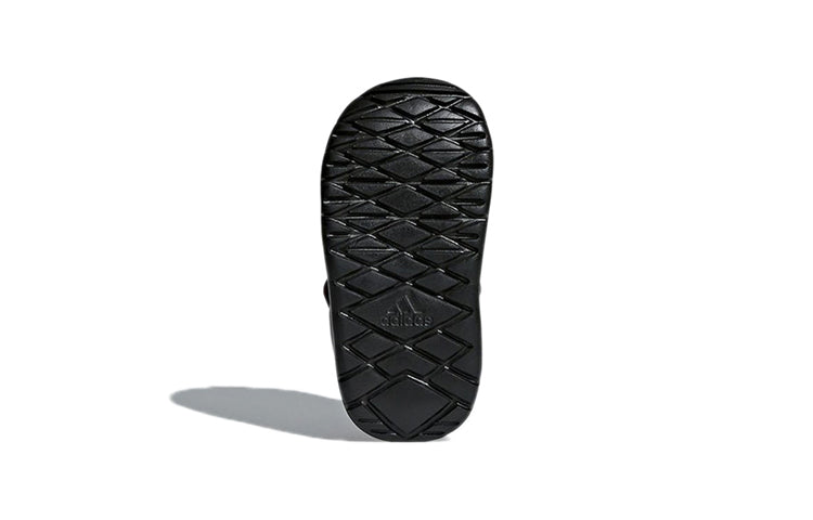 (TD) adidas Fortaswim I Non-Slip Casual Black Red Sandals 'Black Red' AC8420