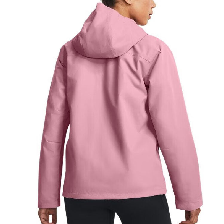(WMNS) Under Armour Under Armor Autumn Three-in-One Woven Hooded Jacket 'Pink' 1371593-697