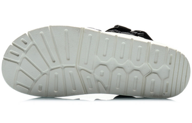 (WMNS) Li-Ning Slippers 'Black White' AGUN012-10