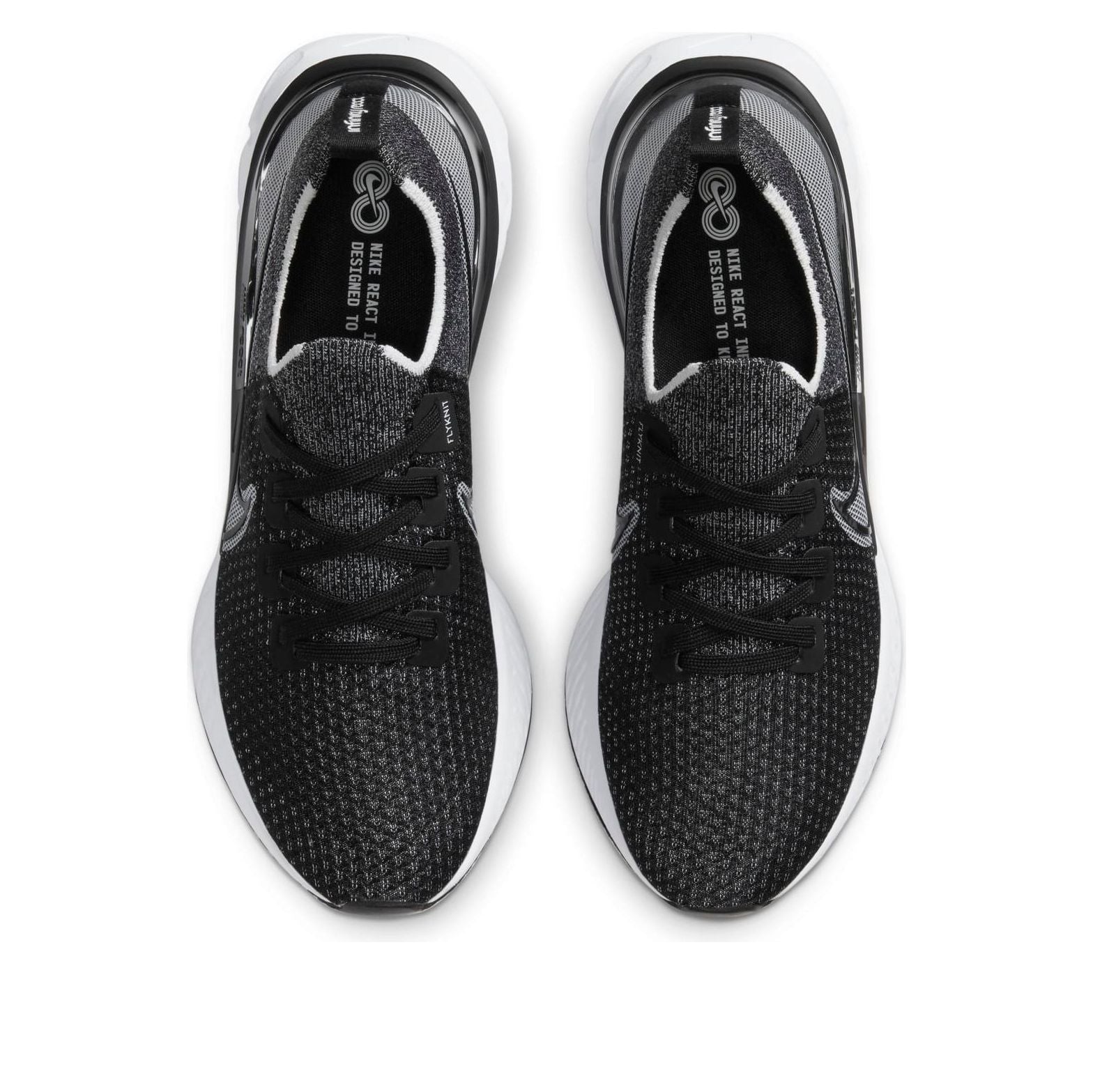 Nike React Infinity Run Flyknit 'Black Dark Grey' CD4371-012