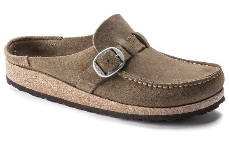 (WMNS) Birkenstock Buckley Suede Leather Narrow Fit 'Gray Taupe' 1019490