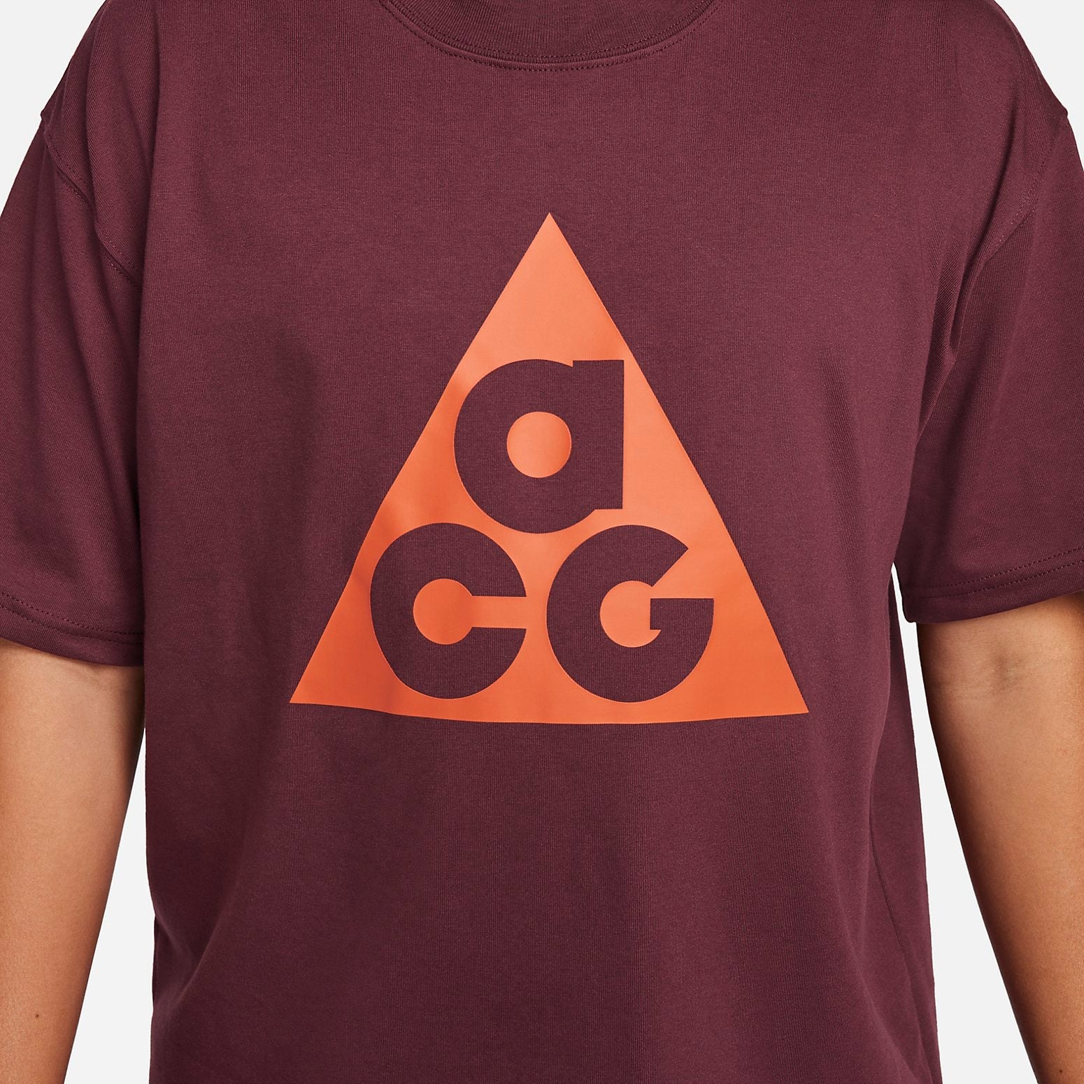 Nike ACG Logo T-Shirt 'Burgundy' DJ3644-681