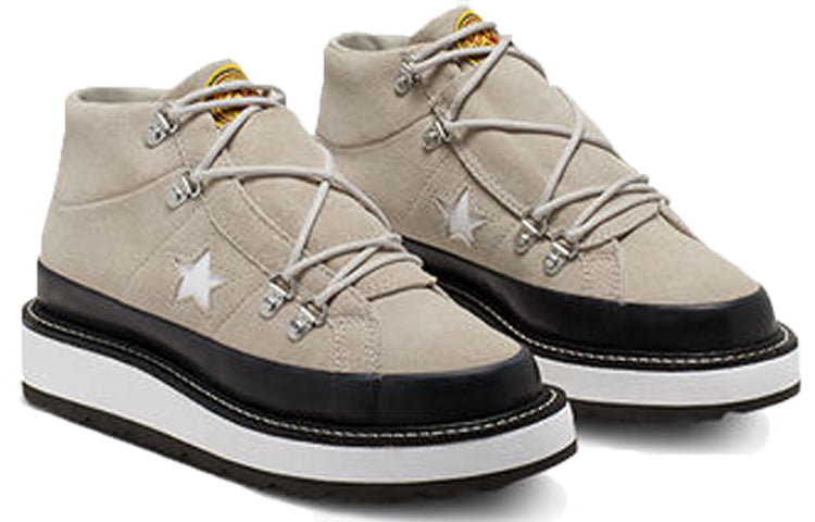 (WMNS) Converse One Star Mid Fleece Lined Boot 'Papyrus' 566164C