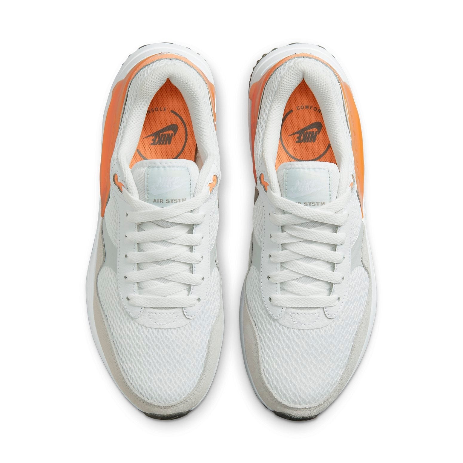 (WMNS) Nike Air Max SYSTM 'White Pure Platinum Orange Trance Flat Pewter' DM9538-102