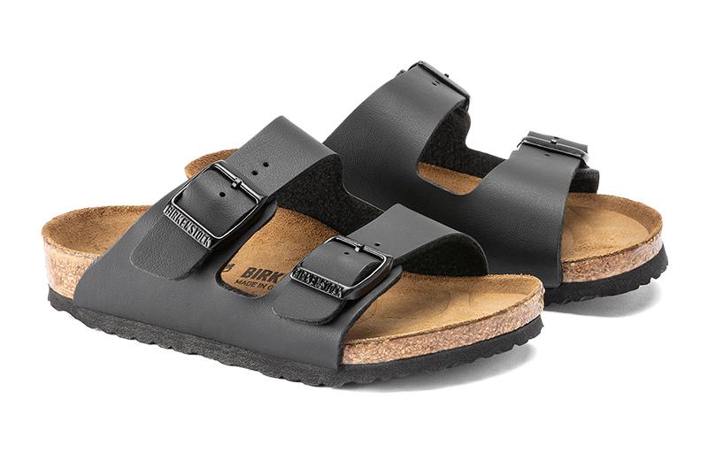 (GS) Birkenstock Arizona Kids Birko-Flor Sandals 'Black' 1005127