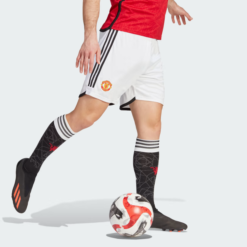 adidas Manchester United 23/24 Home Shorts 'White' HR3678