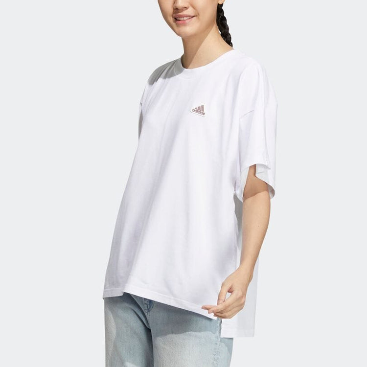 (WMNS) adidas Word T-Shirt Asia Sizing 'White' IA5249