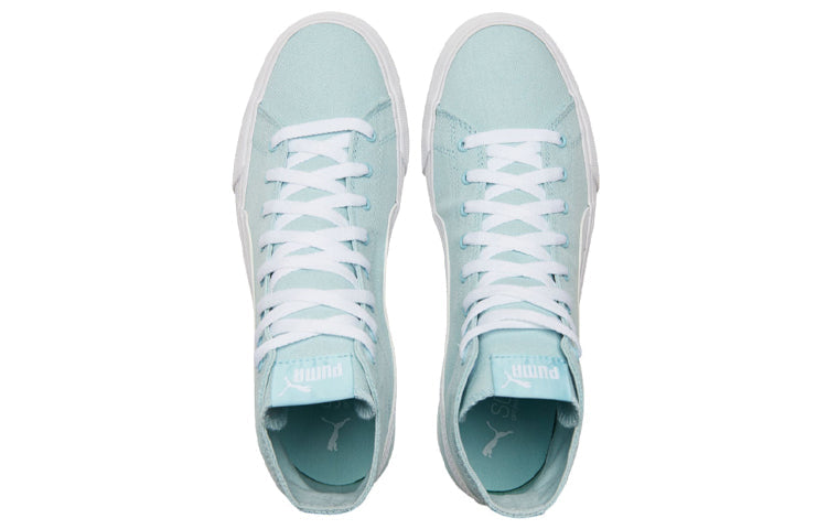 PUMA Unisex Bari Mid Sneakers White/Blue 373891-06