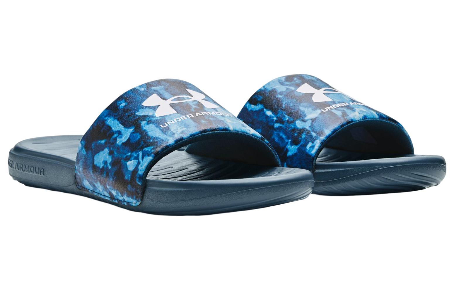 Under Armour Answer Graphic Slides 'Still Water Camo' 3024434-409