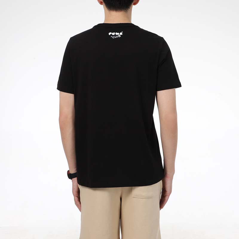 PUMA Club Graphic T-Shirt 'Black' 533197-01