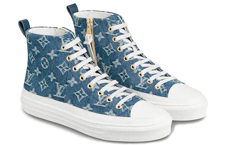 (WMNS) LOUIS VUITTON LV Stellar Hi 'Blue Monogram' 1A4VT2