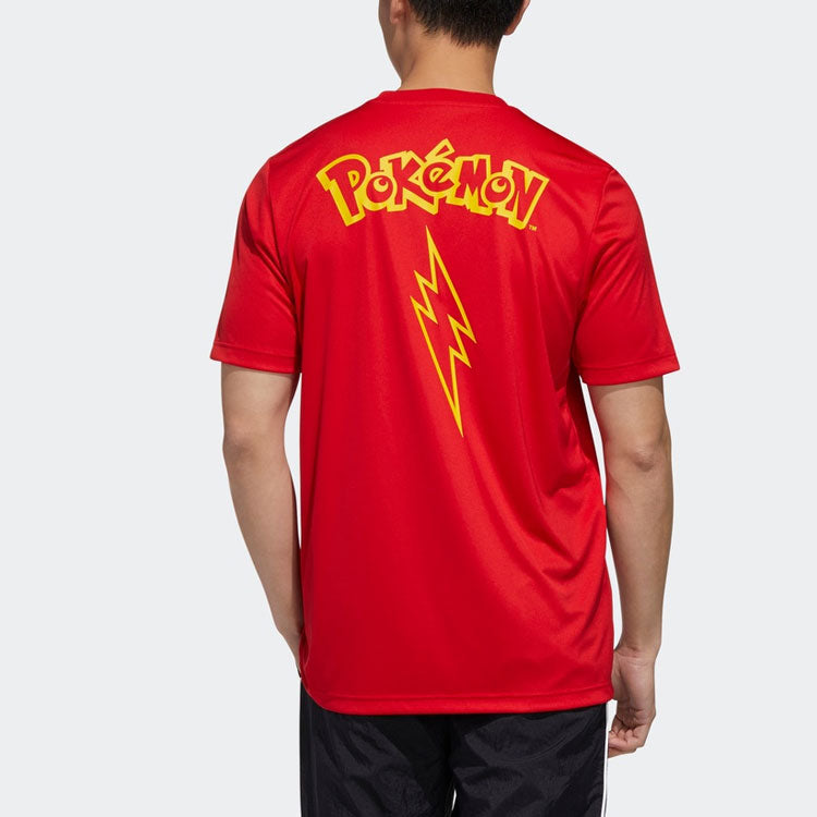 adidas x Pokmon Crossover Training Sports Short Sleeve Red GN3001