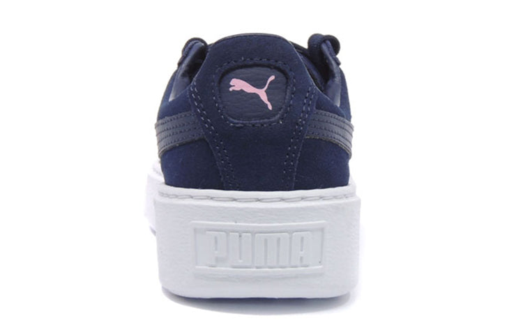 (GS) PUMA Suede Platform 'Peacoat' 363663-03