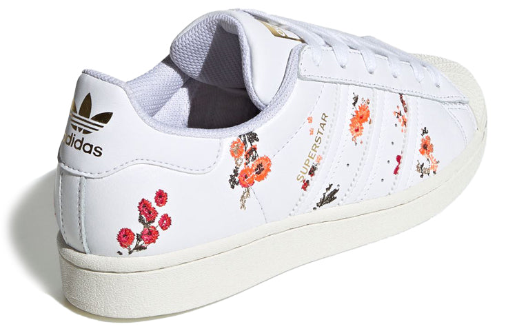 (WMNS) adidas Superstar 'White Floral' FY8768