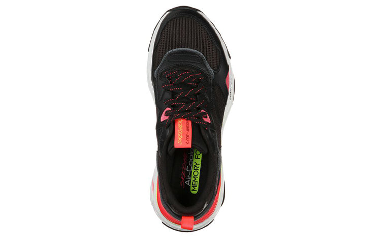 (WMNS) Skechers Energy Racer Low-Top Running Shoes Black/Red 149370-BKCL