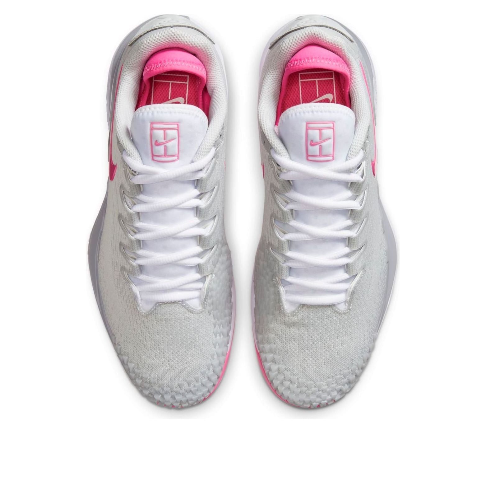(WMNS) Nike Court Air Zoom Vapor X Knit 'Grey Pink' AR8835-004