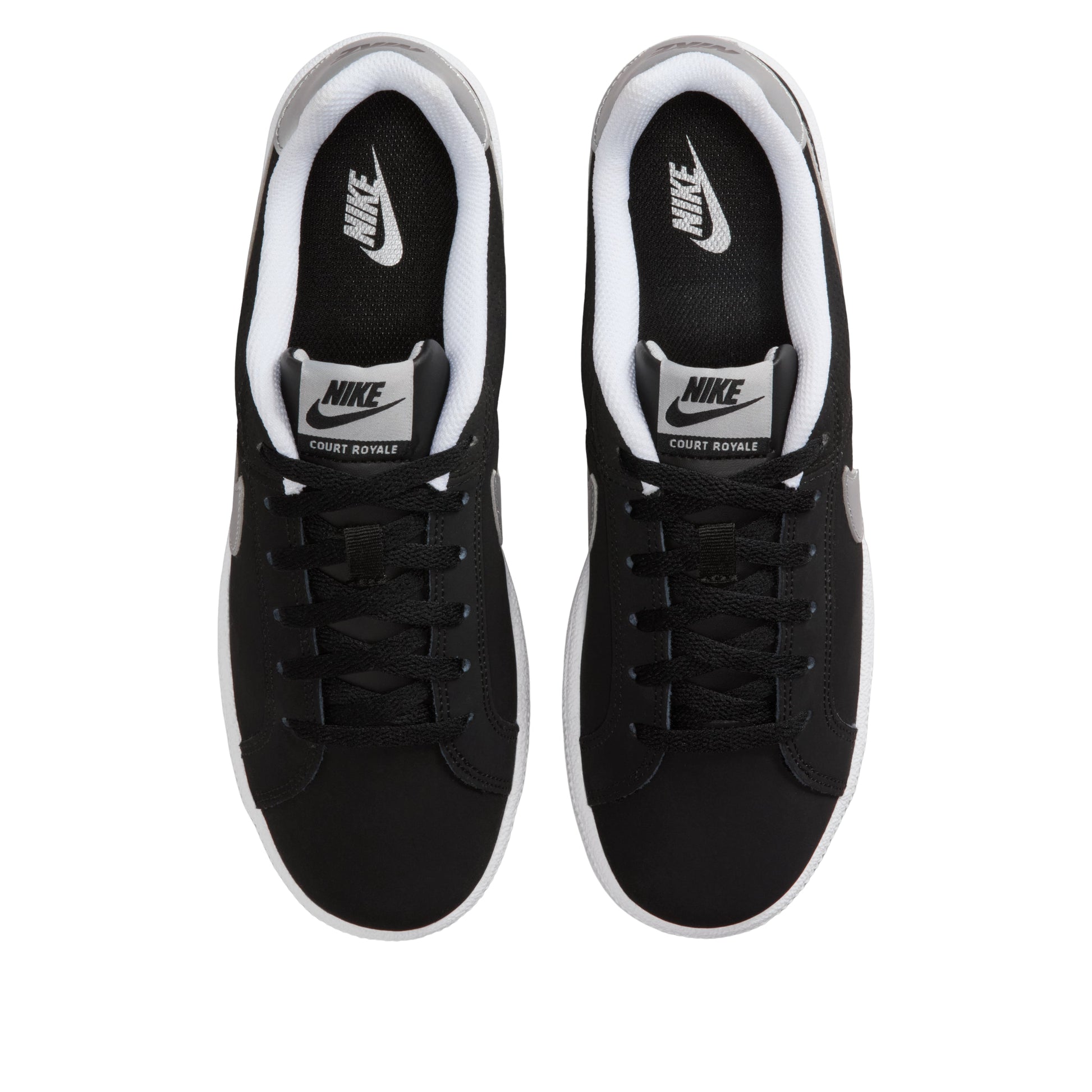 (WMNS) Nike Court Royale 'Black White Metallic Silver' 749867-001